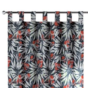 Gardiner Måttsydda: Fördelar, Priser och Tips för Perfekt Passform Dekoria hängslen gardin 1 st 130 x 245 cm blommor på marinblå bakgrund måttsydd